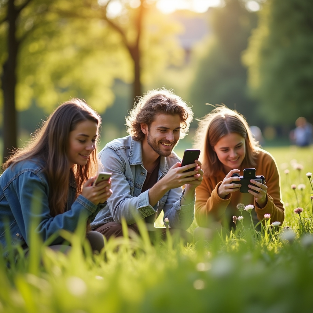 Uczestnicy kursu fotografii mobilnej podczas sesji plenerowej w Rzeszowie